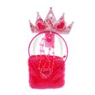 Набор для девочки "Сердечки", 6 предметов: сумка, ободок, 2 резинки, бусы, кольцо - Фото 2