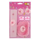 Набор для девочки "Маленькая модница", кошелёк, повязка, 2 краба, 2 резинки - Фото 2