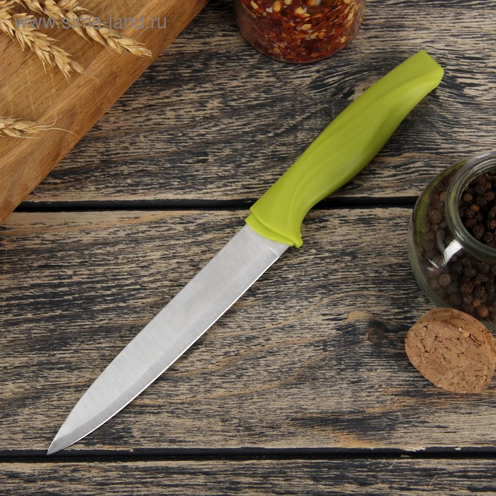 Нож кухонный «Оберон», лезвие 12,5 см, цвет МИКС - Фото 1