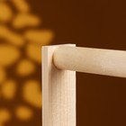 Кашпо деревянное 20×16×9.5(22) см Элегант "Классик", с ручкой, натуральный - фото 9301134
