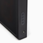 Часы электронные настенные «Соломон», таймер, секундомер, 26×4.5×60 см, красная индикация, черные - фото 51447283