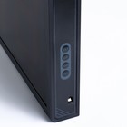 Часы электронные настенные «Соломон», таймер, секундомер, 26×4.5×60 см, красная индикация, черные - фото 51447284