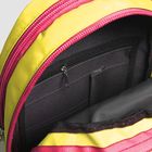 Рюкзак детский на молнии, 2 отдела, 2 наружных кармана, цвет лимон/розовый - Фото 5