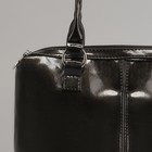 Сумка женская, отдел на молнии, 2 наружных кармана, цвет чёрный - Фото 4