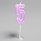 Свеча в торт цифра Дисней 5 "С Днем рождения", Феи - Фото 3