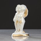 Статуэтка "Пара", цвет перламутровый, золотистое напыление, 13.5 см - Фото 2