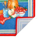 Полотенце вафельное «Кухня», цвет голубой, размер 48х63 см - Фото 2
