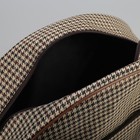 Сумка дорожная, отдел на молнии, наружный карман, длинный ремень, цвет коричневый - Фото 5