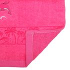 Полотенце махровое «Дельфины», цвет розовый, размер 48х90 см - Фото 3