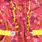 Костюм для девочки "Цветы", рост 98 см (26), цвет бордовый - Фото 5