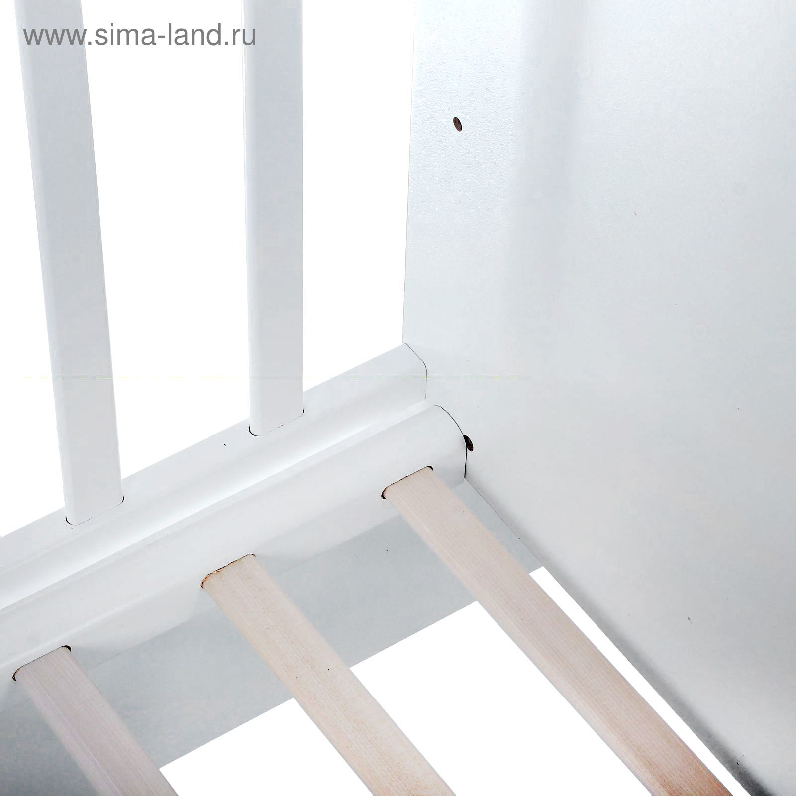 Детская кровать-трансформер СКВ-9 «Птички» на маятнике, цвет белый ...