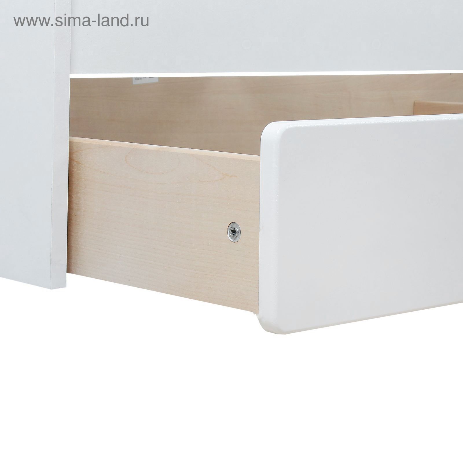 Детская кровать-трансформер СКВ-9 «Птички» на маятнике, цвет белый ...