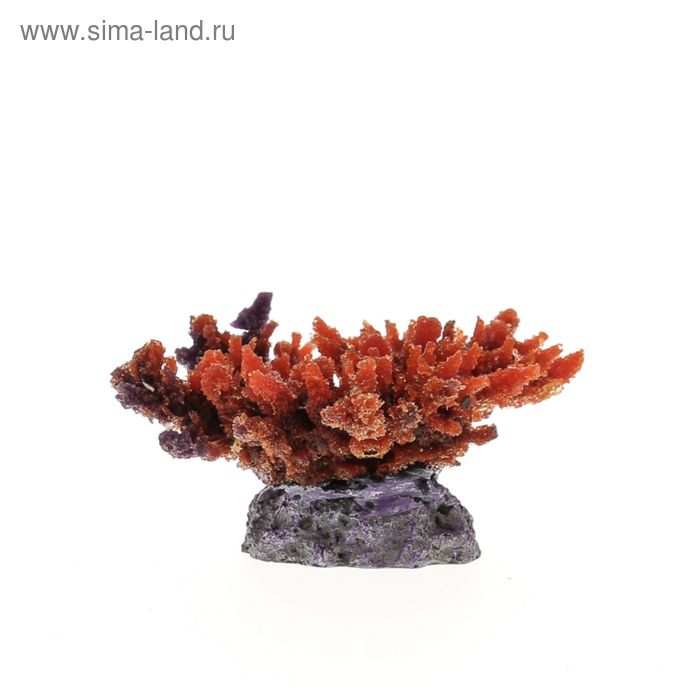 Коралл пластиковый (мягкий) красный 14х11,5х6,5см (MA116R) - Фото 1