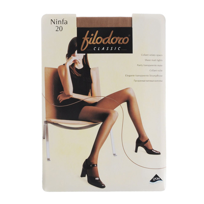 Колготки "Filodoro classic" Ninfa 20 (120/6), р. 4, platino