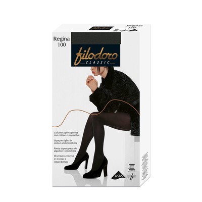 Колготки "Filodoro classic" Regina 100 (30/1), р. 2, carbone