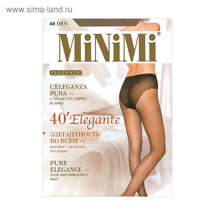 Колготки женские MiNiMi Elegante, 40 den, размер 3, цвет caramello - Фото 1