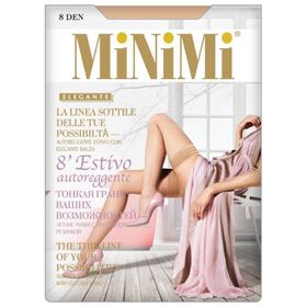 Чулки женские MiNiMi Estivo, 8 den, размер L/XL, цвет daino