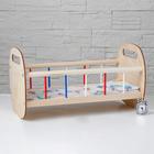 Кроватка для кукол, постельное белье в комплекте - Фото 2