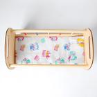 Кроватка для кукол, постельное белье в комплекте - Фото 4