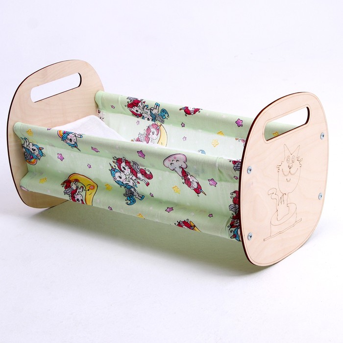 Кроватка «Люлька», с текстилем, МИКС - Фото 1