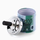 Пепельница для дома бездымная «100 евро», для сигарет и стиков, 11.5×6.5 см 1685137