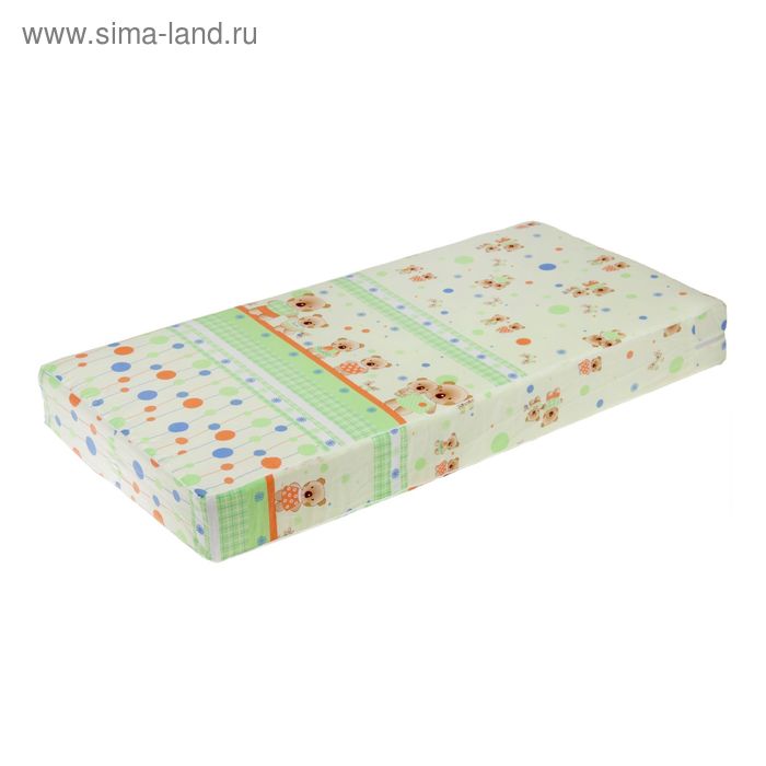 Матрац беспружинный КОРОЛЕВИЧ ЕЛИСЕЙ Стандарт, 120х60х13см, кокос/латекс, бязь - Фото 1