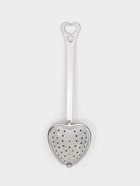 Ситечко для чая Доляна «Сердце», 14.5×4 см, нержавеющая сталь, серебристое - Фото 2