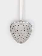 Ситечко для чая Доляна «Сердце», 14.5×4 см, нержавеющая сталь, серебристое - Фото 3