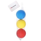 Набор мячей для большого тенниса ONLYTOP, 3 шт., цвета МИКС - фото 8304885