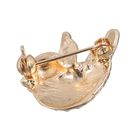 Брошь «Птичка» снегирь, цвет фиолетово-синий в золоте - Фото 2