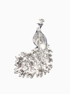 Брошь «Павлин роскошный», разноцветная в серебре - Фото 3