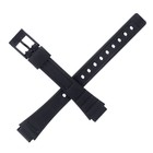 Ремешок для часов «Соломон», 12 мм, длина 11 см, чёрный - Фото 1