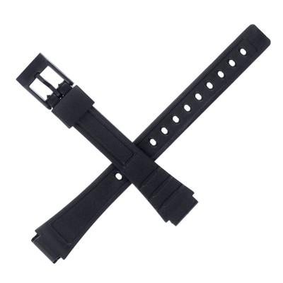 Ремешок для часов «Соломон», 12 мм, длина 11 см, чёрный