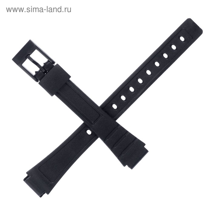 Ремешок для часов «Соломон», 12 мм, длина 11 см, чёрный - Фото 1