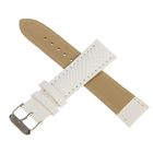 Ремешок для часов «Соломон», 20 мм, экокожа, длина 19 см, белый с тиснением - Фото 1