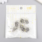 Декор металл "Паучок" 2,5х2,2 см (комплект 8 шт) - фото 25311736