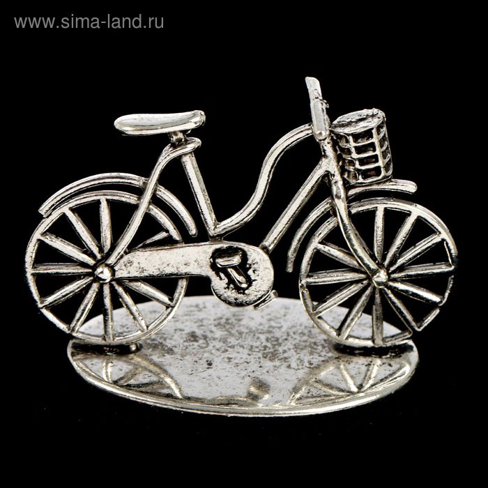 Декор металл "Велосипед" 4,5х3,8 см - Фото 1