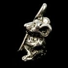 Сувенир кошельковый металл "Мышь с ложкой" 1,8х1 см - Фото 3