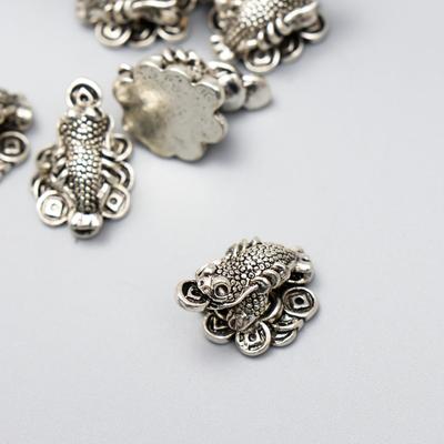 Сувенир кошельковый металл «Денежная жаба», 1.5×1.2 см