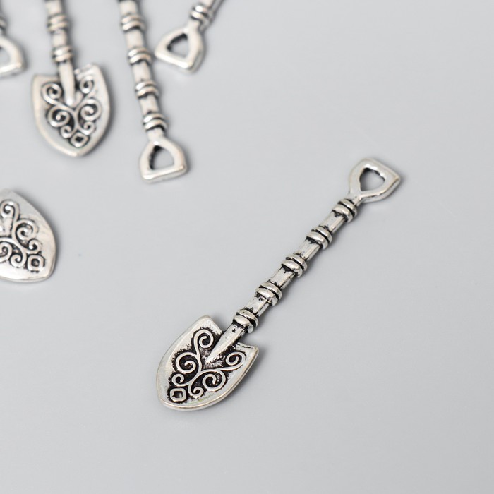 Сувенир кошельковый металл "Лопата" 4,2х1 см - Фото 1