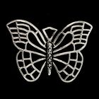 Декор металл "Ажурная бабочка" 2,5х2 см - Фото 1