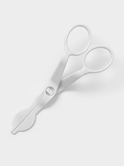 Ножницы кондитерские Доляна, 13×5.5 см, пластик, белые