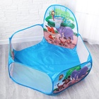Палатка детская игровая - сухой бассейн для шариков «Зверята» без шаров - Фото 4