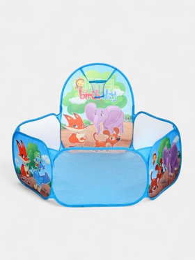 Палатка детская игровая - сухой бассейн для шариков «Зверята» без шаров  (артикул 1773802)  большой выбор товаров оптом и в розницу по низким ценам с доставкой