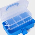 Органайзер для хранения пластиковый, 3 отделения, 27×17×13 см, цвет МИКС - Фото 6