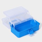 Органайзер для хранения пластиковый, 3 отделения, 27×17×13 см, цвет МИКС - Фото 7