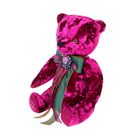 Мягкая игрушка "Медведь БернАрт" цвет пурпурный - Фото 2