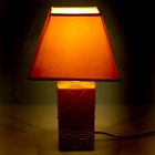 Лампа настольная с абажуром "Сияние" 37х23х23 см - Фото 2