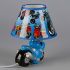 Лампа настольная с абажуром "Мотоцикл" МИКС 25х20х20 см - Фото 4
