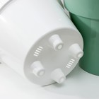 Кашпо для цветов со вставкой «Порто», 9 л, цвет нефрит - Фото 2